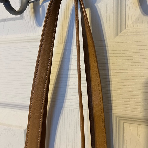 Vintage 1992 Coach Hampton Lunch Tote Tan Leather | Needs Repair - Picture 9 of 12